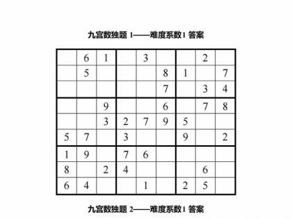 九宫数独200题，200页PDF可打印亲子游戏带答案