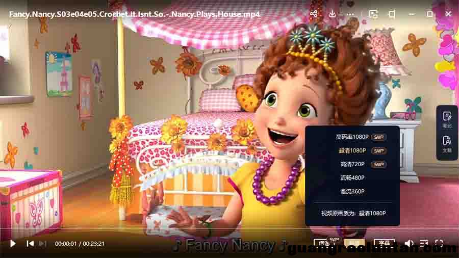 迪斯尼动画片-漂亮的南希 Fancy Nancy 英文版全53集 高清1080p 百度网盘下载 适合6岁以上宝宝观看的英文动  ...
