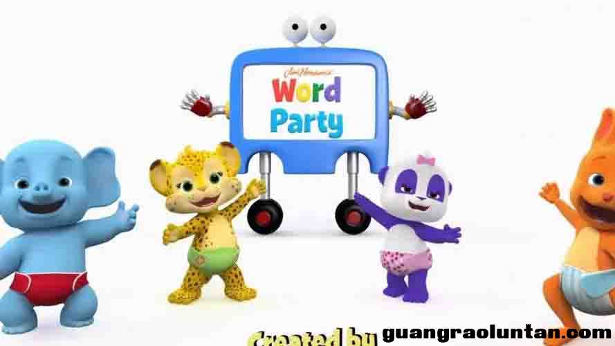 文字派对 Word Party英文版动画片第1-4季全集英语英字高清1080P视频MP4+英文台词文本 百度网盘下载 3-6岁英 ...