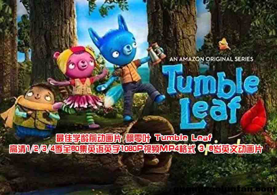 最佳学龄前动画片 飘零叶 Tumble Leaf 高清1/2/3/4季全45集英语英字1080P视频MP4格式 3-6岁英文动画片 家长 ...