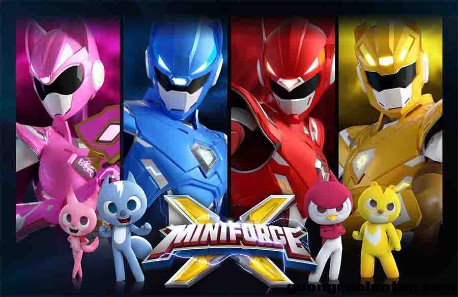迷你特工队X Miniforce X 英文版全52集英文字幕高清7200P视频AVI格式百度网盘下载3-6岁英文动画片 ... ...