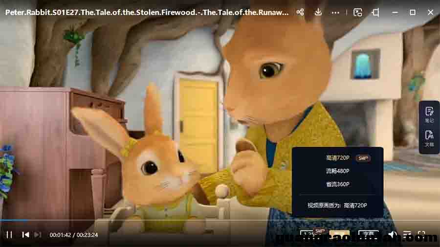 彼得兔/比得兔 Peter Rabbit 英文版动画第1/2季全100集英语字幕高清1080P视频MKV下载中小学教育智慧平台3-6 ...