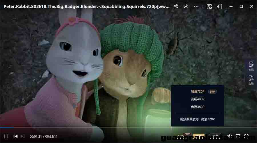 彼得兔/比得兔 Peter Rabbit 英文版动画第1/2季全100集英语字幕高清1080P视频MKV下载中小学教育智慧平台3-6 ...