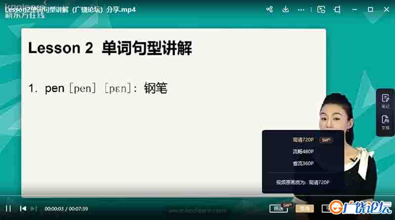 新东方新概念1-4册精讲  每一课都有预习 知识拓展 单词讲解 课文讲解 语法讲解 单词句型讲解 非常适合中小 ...