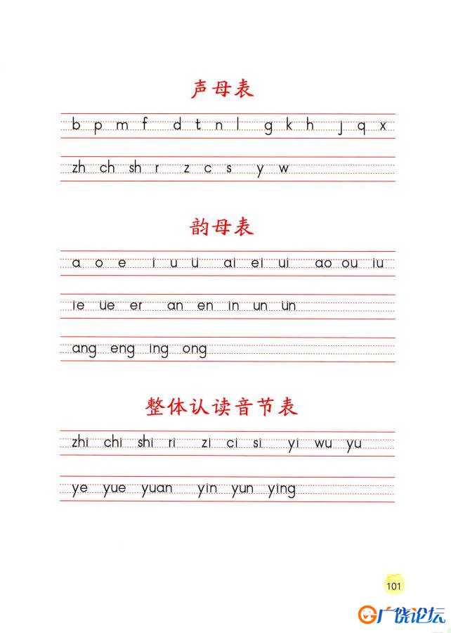 幼小衔接学拼音，拼音字母表搭配字母儿歌学习更简单，电子版PDF打印（包含同步音频） ... ...