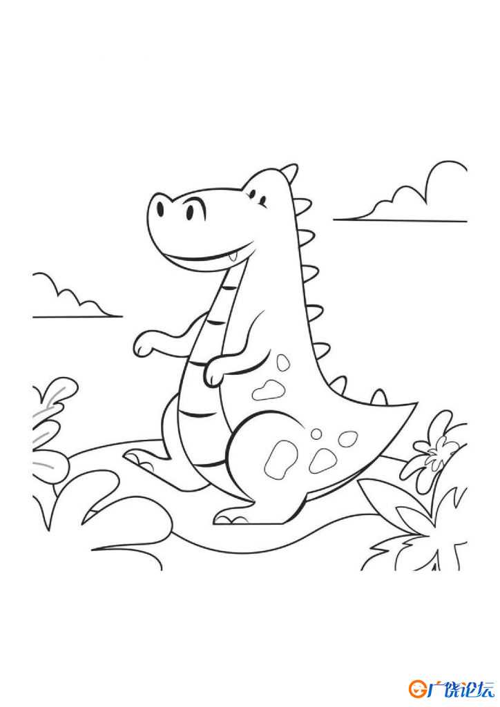 儿童填色画，8页PDF