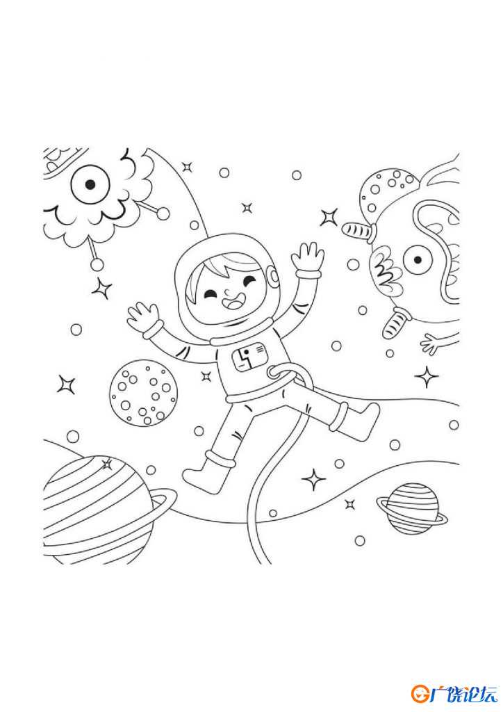 儿童填色画，8页PDF