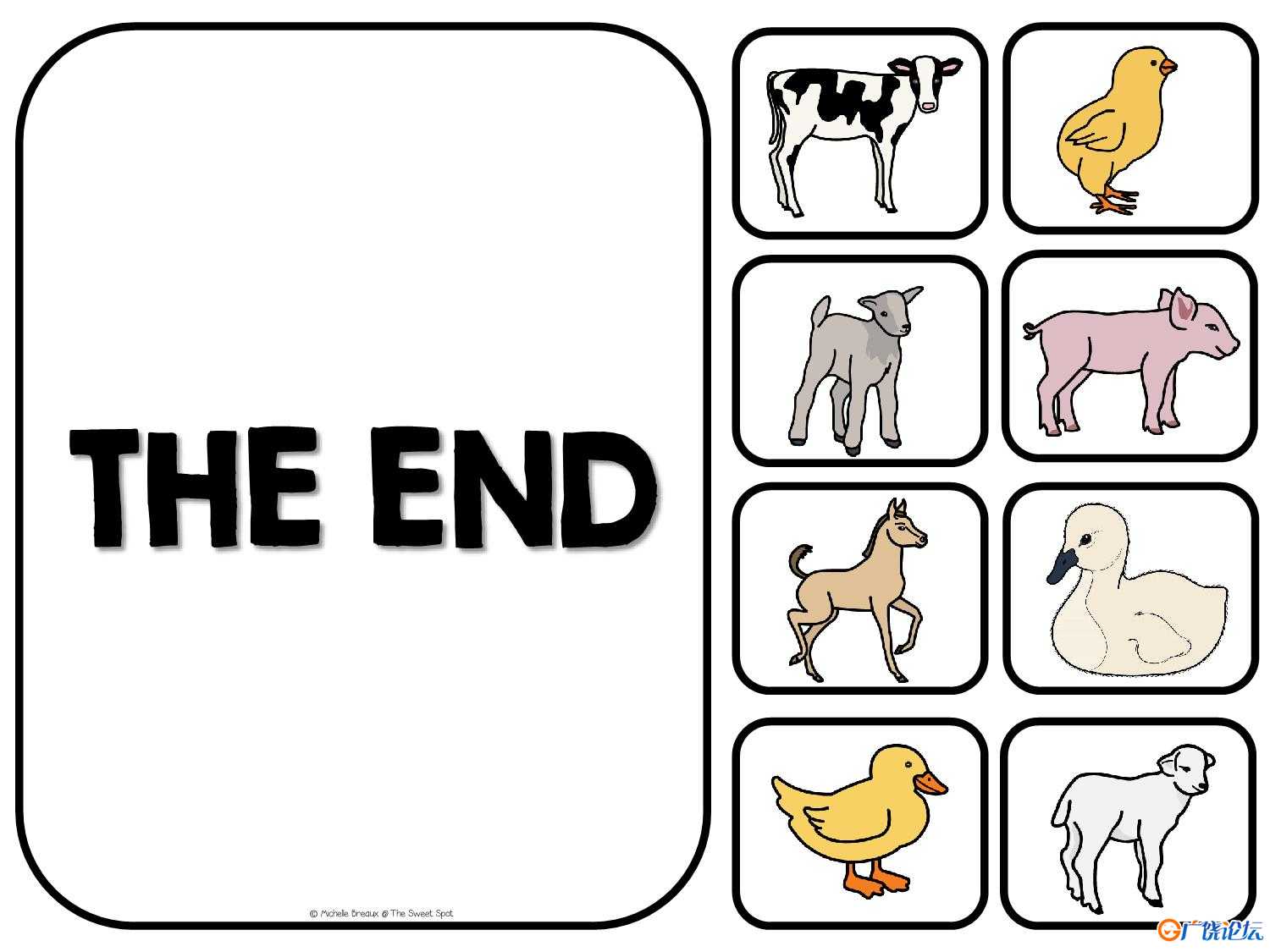 FarmAnimalsMothersBabiesAdaptedBook 17页可打印PDF亲子安静书游戏教材 英语启蒙读物 英文安静书系列教材  ...