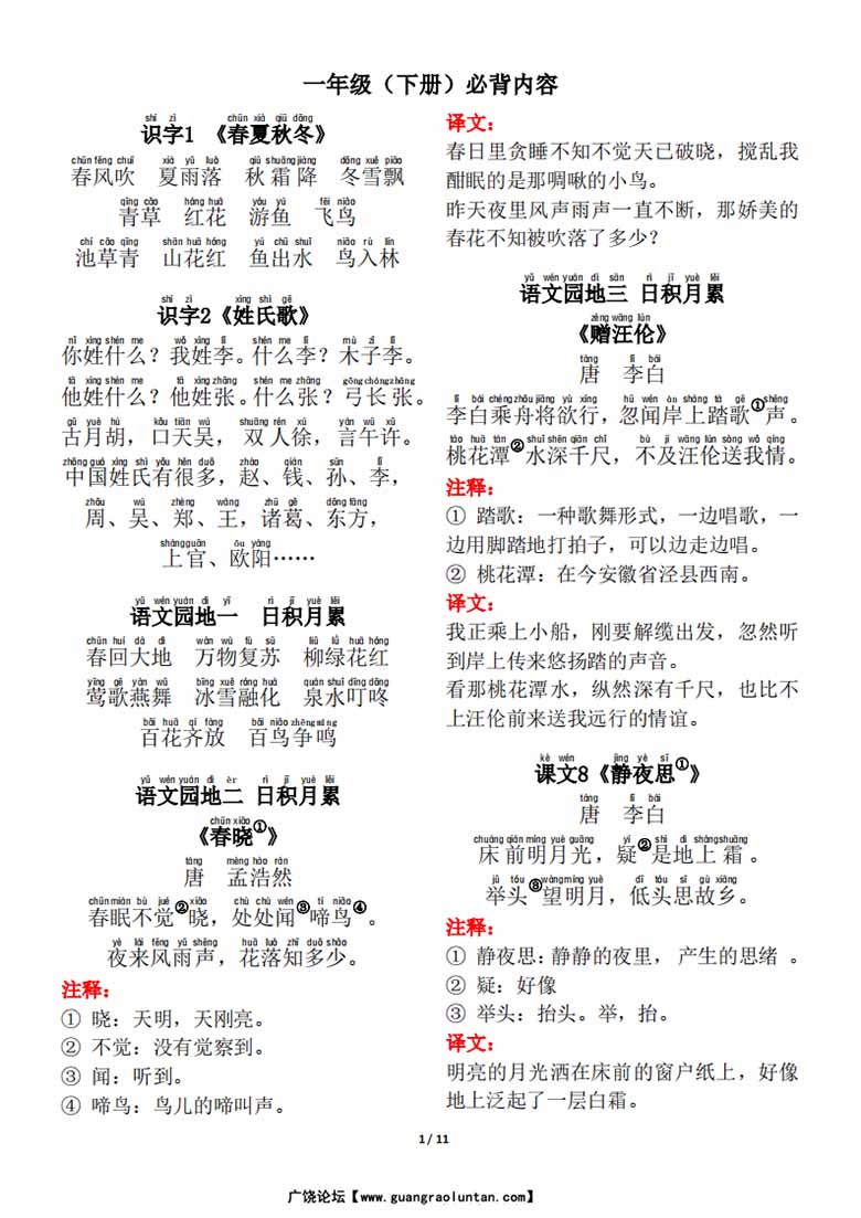 一年级下册背诵默写（古诗 课文 日积月累）-副本_00 副本.jpg