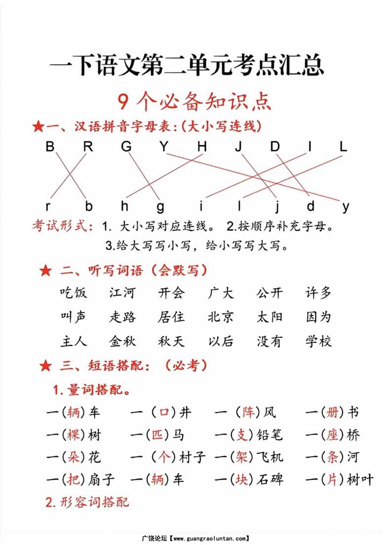 一年级语文下册第二单元考点总结9个必备知识点-副本_00 副本.jpg