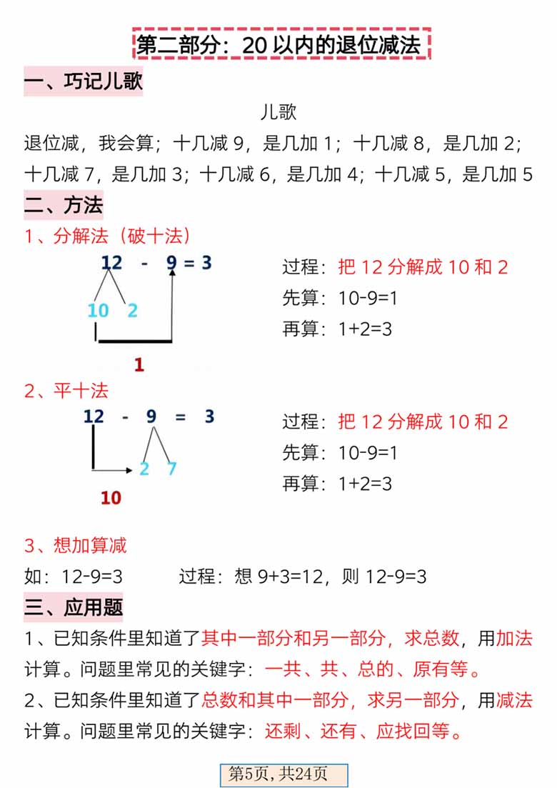 一年级下册数学全册重难点学霸笔记-副本_04 副本.jpg