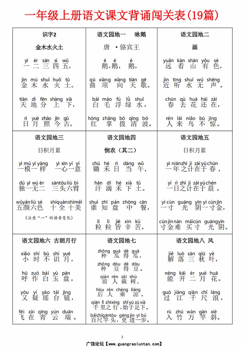 一年级上册语文课文背诵闯关表(19篇)-副本_00 副本.jpg