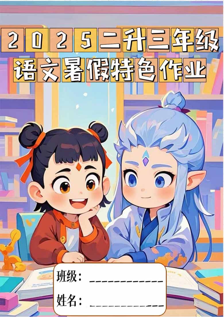 二升三语文暑假特色作业哪吒版-副本_01 副本.jpg