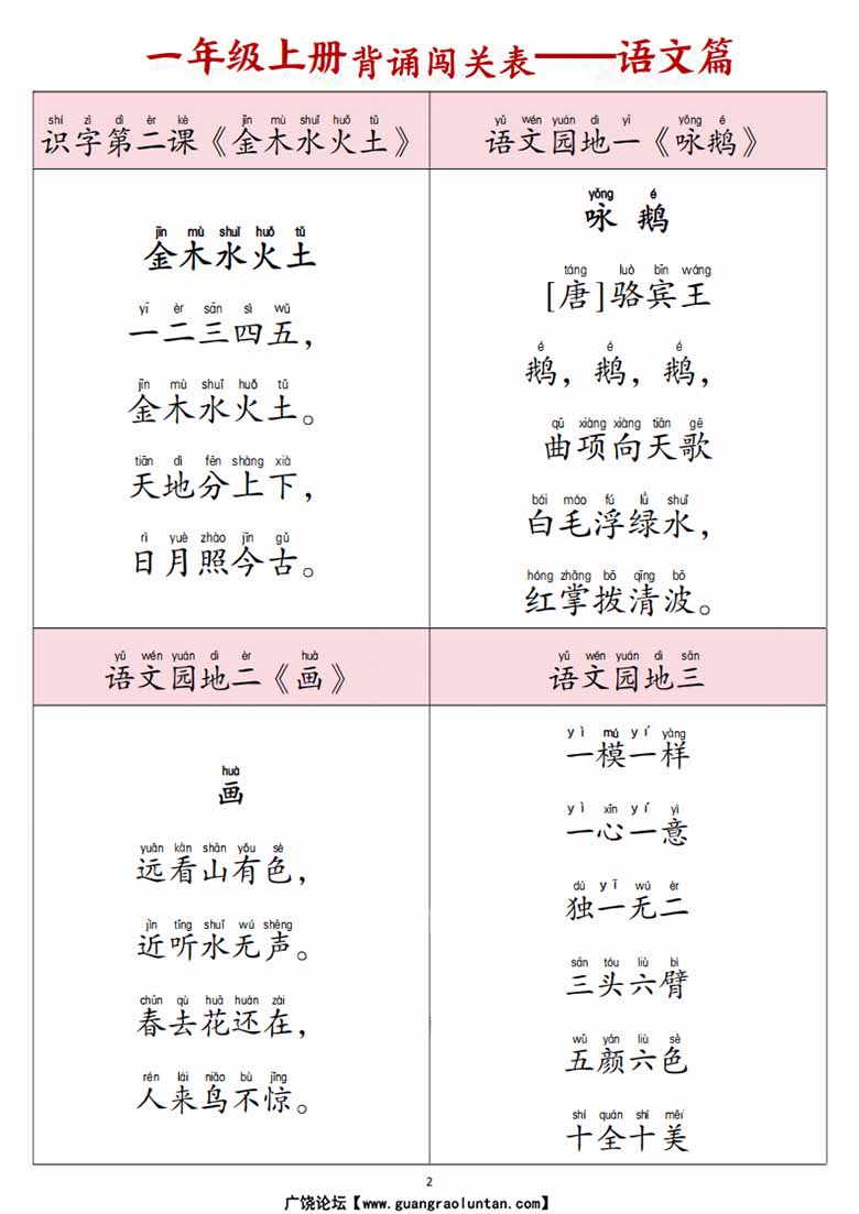 一年级上册语文课文必背内容闯关表-副本_02 副本.jpg