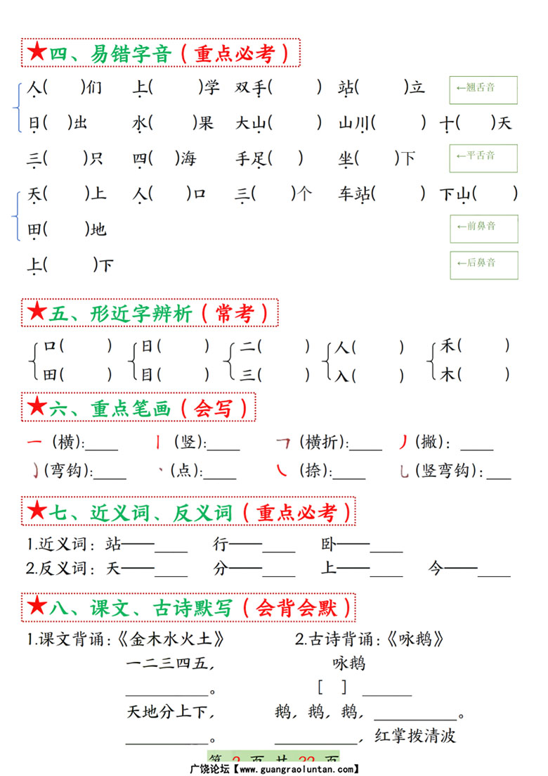 一年级上册语文第一单元考点总结8个必背知识点-副本_04 副本.jpg