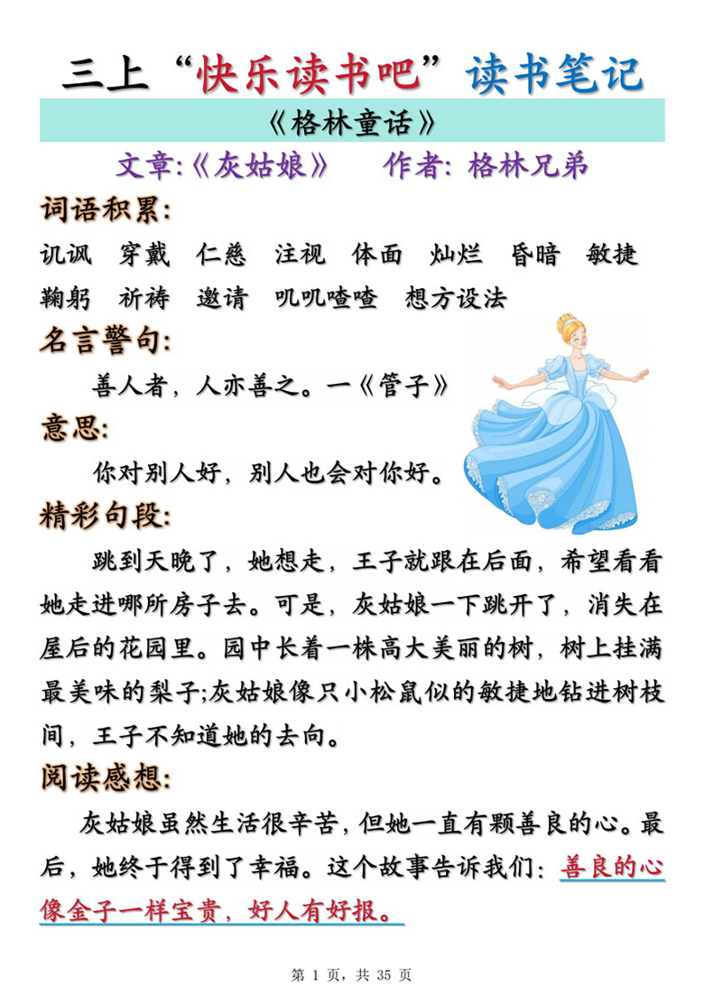 三年级上册语文快乐读书吧读书笔记 知识点（格林童话、安徒生童话、稻草人）-副本_01 副本.jpg