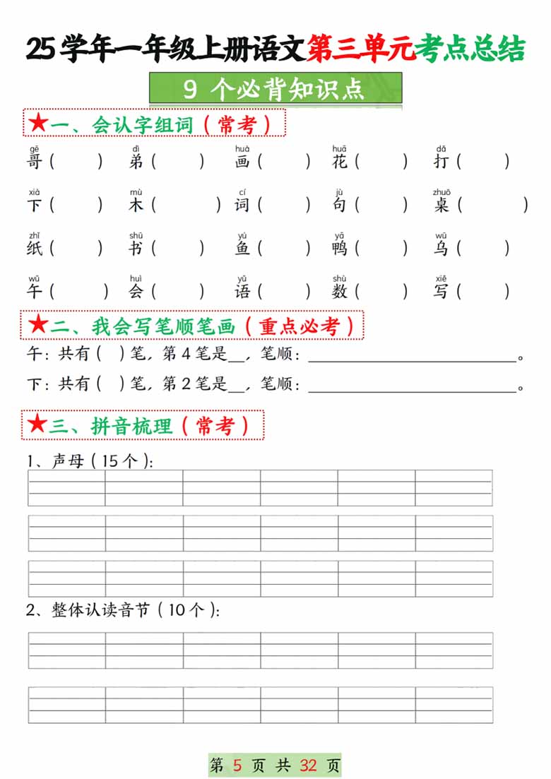 一年级上册语文第三单元考点总结9个必背知识点-副本_03 副本.jpg