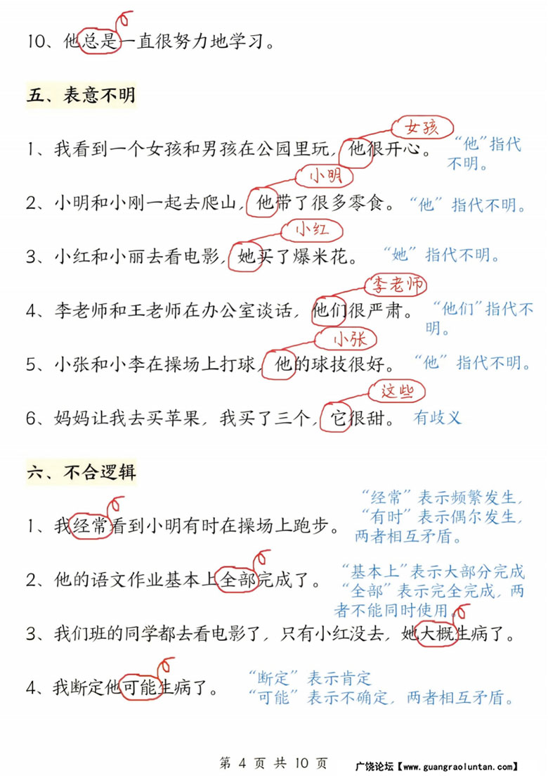 广饶论坛三年级上册语文修改病句六大专项练习,带答案20页PDF可打印学习资料 ... 广饶论坛三年级上册语文修改病句六大专项练习,带答案20页PDF可打印学习资料 ...