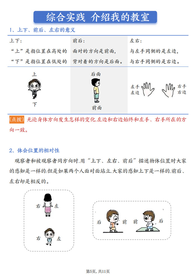 广饶论坛一年级上册数学全册知识点汇总必备知识（北师大版），11页PDF电子版学习资料 ...