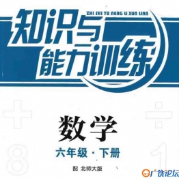 六年级下册数学知识与能力训练电子版（北师大版）93页PDF可打印小学6年级综合教学资料 家长在家亲子教育资源 广饶论坛中小学教育智慧平台