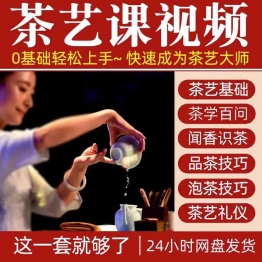自学泡茶师品茶茶艺茶道视频教程零基础新手入门全套培训教学课程