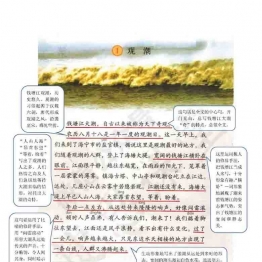四年级语文上册课堂笔记（扫描件）110页可打印PDF 小学4年级综合教学资料 家长在家亲子教育资源 广饶论坛中小学教育智慧平台