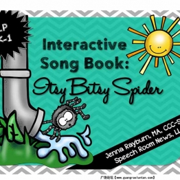 小小蜘蛛 interactive book互动翻翻书，8页PDF可打印亲子互动游戏素材