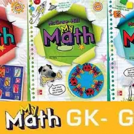 美国新版加州小学数学教材 My Math GK-G5共6个级别PDF+音频MP3百度网盘下载