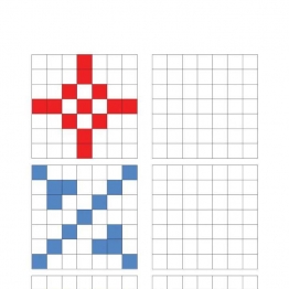 7×7单元格填色，15页PDF