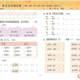 冲刺100分学前测试卷拼音②，PDF可打印