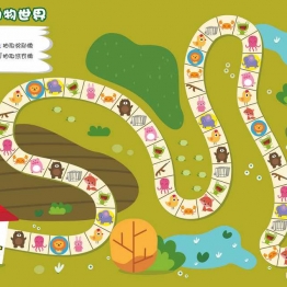 奇妙的动物世界（动物认知），儿童益智桌游，自制儿童桌游PDF素材