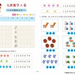 数学大班 测试A卷，32页PDF电子版