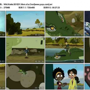 [英语无字幕]真人动画剧：动物兄弟 Wild Kratts 第一季全40集 高清480P下载