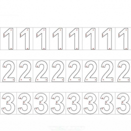 数字0-10书写练习2_3 可打印PDF 亲子互动数学 幼儿园数学启蒙教材